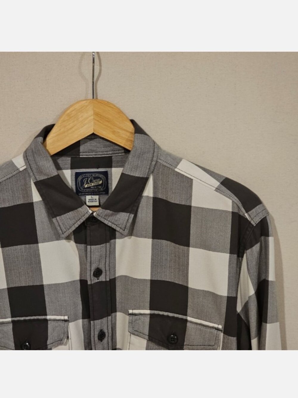 J. Crew Flannel Button Down L